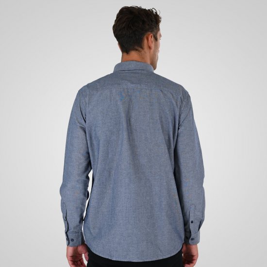 Double Outfitters GS-5225 Oksfordo marškiniai Šviesiai mėlyna - Marškiniai - Marškiniai - 2XL-8XL