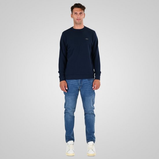 Double Outfitters MTOP-1141 Džemperis Tamsiai mėlyna - Megztiniai ir džemperiai - Megztiniai ir Džemperiai - 2XL-14XL