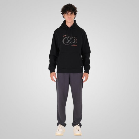 Double Outfitters MTOP-1146 Džemperis su gobtuvu Juoda - Megztiniai ir džemperiai - Megztiniai ir Džemperiai - 2XL-14XL
