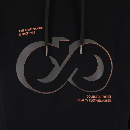 Double Outfitters MTOP-1146 Džemperis su gobtuvu Juoda - Megztiniai ir džemperiai - Megztiniai ir Džemperiai - 2XL-14XL