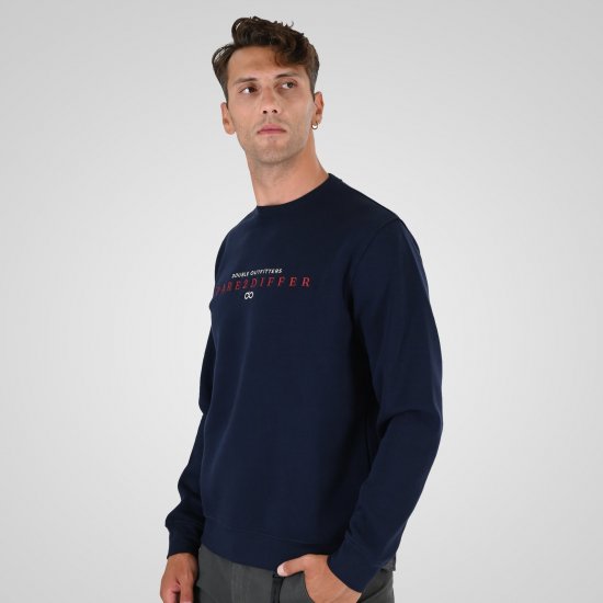 Double Outfitters MTOP-1151 Džemperis Tamsiai mėlyna - Megztiniai ir džemperiai - Megztiniai ir Džemperiai - 2XL-14XL