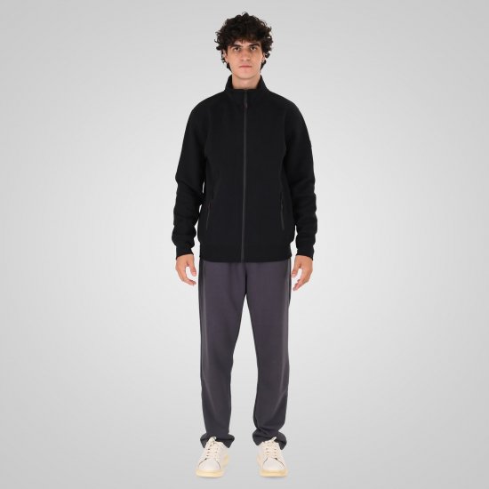 Double Outfitters MTOP-1158 Džemperis su užtrauktuku Juoda - Megztiniai ir džemperiai - Megztiniai ir Džemperiai - 2XL-14XL