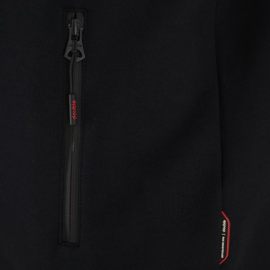 Double Outfitters MTOP-1158 Džemperis su užtrauktuku Juoda - Megztiniai ir džemperiai - Megztiniai ir Džemperiai - 2XL-14XL