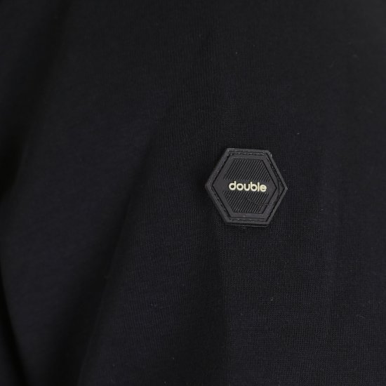 Double Outfitters MTOP-1160 Džemperis su gobtuvu ir užtrauktuku Juoda - Megztiniai ir džemperiai - Megztiniai ir Džemperiai - 2XL-14XL