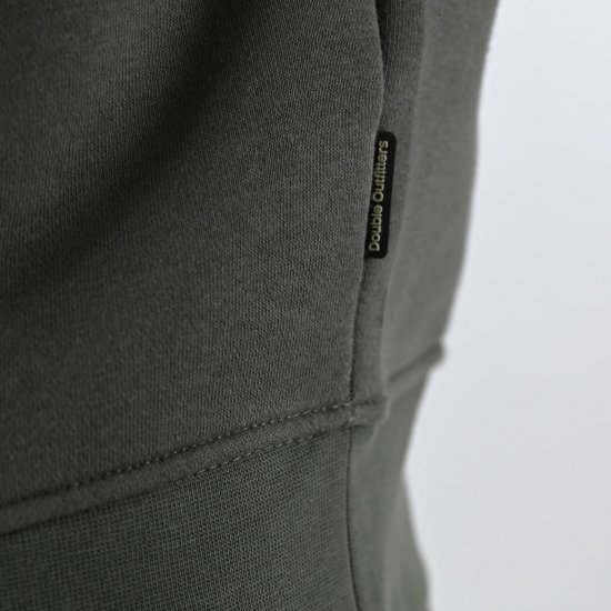 Double Outfitters MTOP-1163 Džemperis su trumpu užtrauktuku Chaki - Megztiniai ir džemperiai - Megztiniai ir Džemperiai - 2XL-14XL
