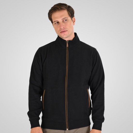 Double Outfitters SEL-1168 Džemperis su užtrauktuku Juoda - Megztiniai ir džemperiai - Megztiniai ir Džemperiai - 2XL-14XL