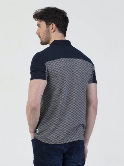 Mish Mash Doha Contrast Polo Navy - Polo marškinėliai - Polo marškinėliai - 2XL-8XL