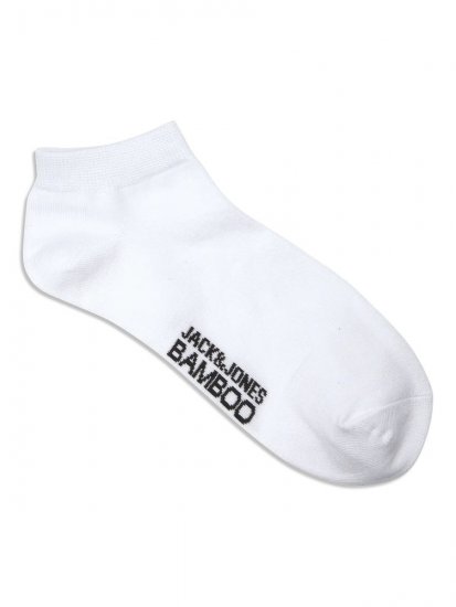 Jack & Jones Basic Trumpos bambuko kojinės Balta 5-pack - Apatinis trikotažas ir plaukimo apranga - Apatinis trikotažas - 2XL-8XL
