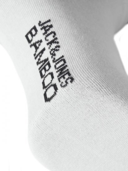 Jack & Jones Basic Trumpos bambuko kojinės Balta 5-pack - Apatinis trikotažas ir plaukimo apranga - Apatinis trikotažas - 2XL-8XL