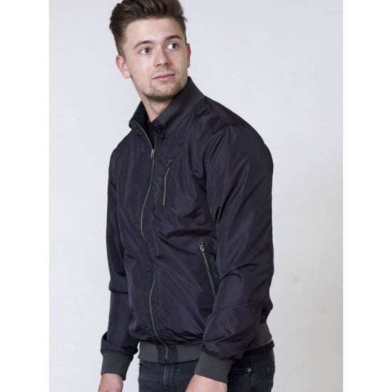D555 Terron Bomber Jacket Black - Didelės vyriškos striukės - Didelės vyriškos striukės