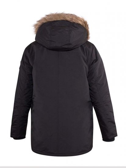 D555 Dundee Parka Jacket With Fur trimming and Teddy Fur Lined hood - Didelės vyriškos striukės - Didelės vyriškos striukės