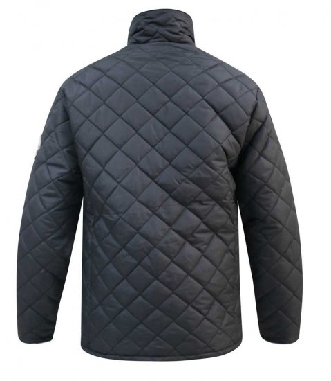 D555 Northcole Quilted Jacket Black - Didelės vyriškos striukės - Didelės vyriškos striukės