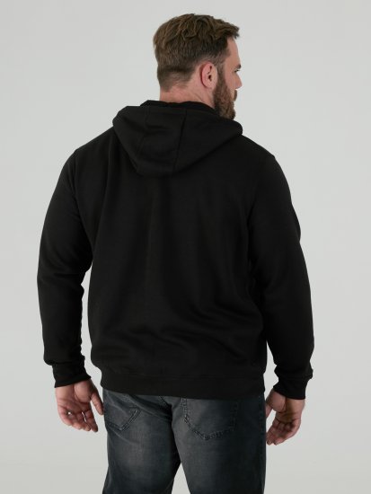D555 Cantor Bliuzonas su Kapišonu Juodas - Megztiniai ir džemperiai - Megztiniai ir Džemperiai - 2XL-14XL