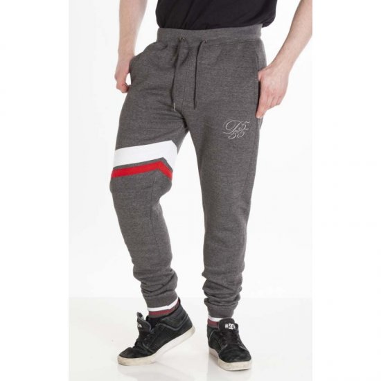 D555 Willis Sweatpants Charcoal - Laisvalaikio kelnės ir šortai - Laisvalaikio Kelnės ir Šortai - 2XL-12XL