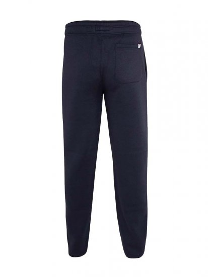 D555 Mayson Embroidered And Applique Open Hem Jogger With Drawcord Navy - Laisvalaikio kelnės ir šortai - Laisvalaikio Kelnės ir Šortai - 2XL-12XL
