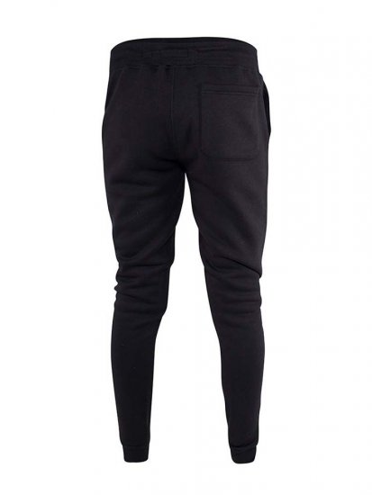 D555 Brandon Sweatpants with Tapered leg Black - Laisvalaikio kelnės ir šortai - Laisvalaikio Kelnės ir Šortai - 2XL-12XL