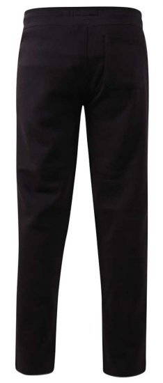 D555 Chilworth Open Hem Jogger Black - Laisvalaikio kelnės ir šortai - Laisvalaikio Kelnės ir Šortai - 2XL-12XL