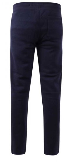 D555 Chilworth Open Hem Jogger Navy - Laisvalaikio kelnės ir šortai - Laisvalaikio Kelnės ir Šortai - 2XL-12XL