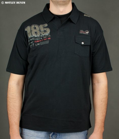 Duke Rinaldo Black - Polo marškinėliai - Polo marškinėliai - 2XL-8XL