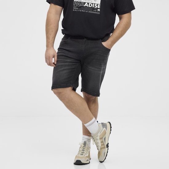North Latitude 51336 denim šortai juodi - Šortai - Šortai - W40-W60