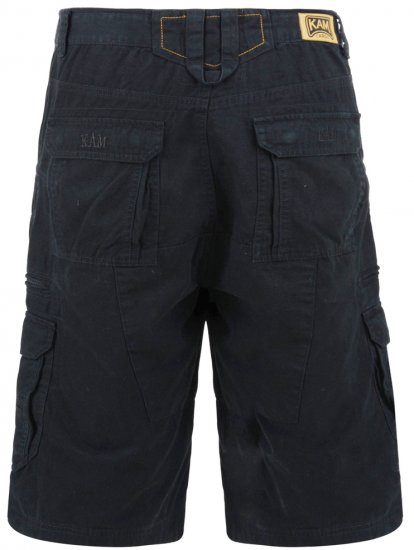 Kam Jeans Cargo Shorts Black - Šortai - Šortai - W40-W60