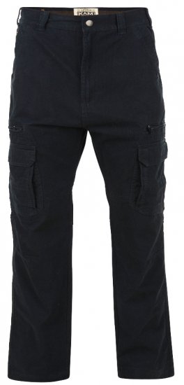 Kam Jeans Cargo pants Black TALL SIZES - VYRIŠKI DRABUŽIAI MT-6XLT - Drabužiai aukštiems vyrams