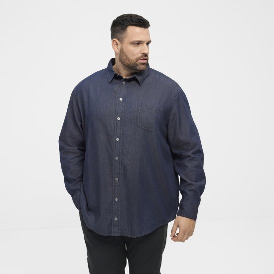 North Latitude 53139 denim marškiniai mėlyni - Marškiniai - Marškiniai - 2XL-8XL