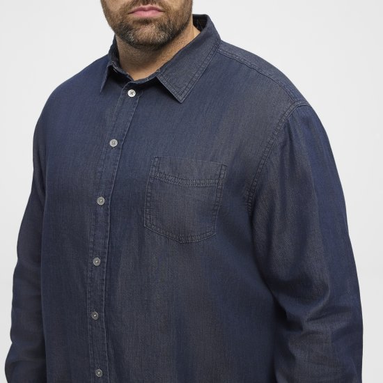 North Latitude 53139 denim marškiniai mėlyni - Marškiniai - Marškiniai - 2XL-8XL