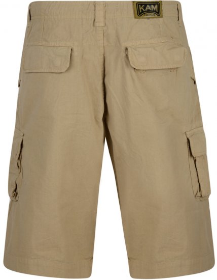 Kam Jeans 386 Cargo Shorts Sand - Šortai - Šortai - W40-W60