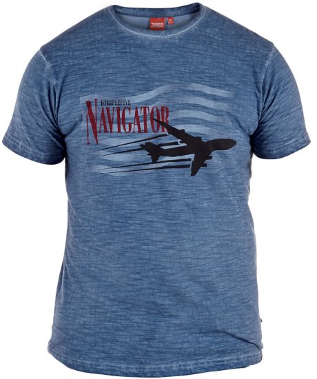 D555 Navigator T-shirt - Marškinėliai - Marškinėliai - 2XL-14XL