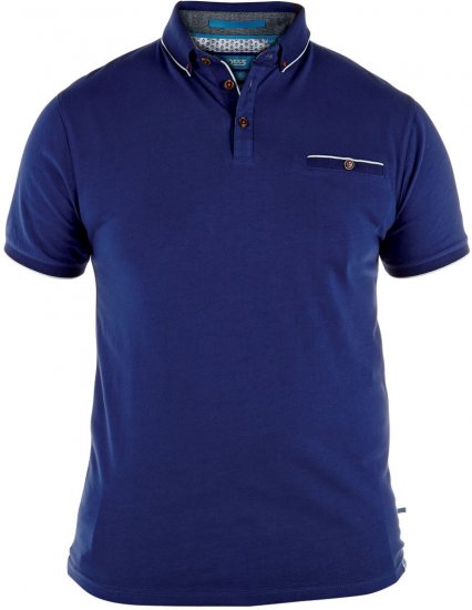 D555 Asia Polo Shirt Blue - Polo marškinėliai - Polo marškinėliai - 2XL-8XL