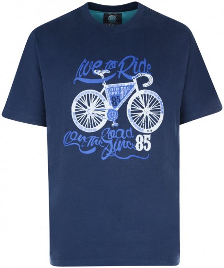Kam Jeans Cycle T-shirt - Marškinėliai - Marškinėliai - 2XL-14XL