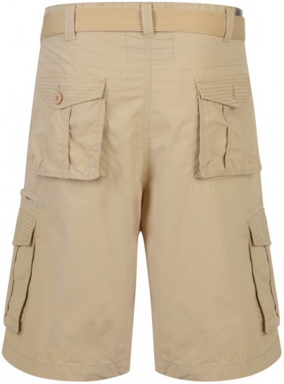 Kam Jeans Belted Cargo Shorts Stone - Šortai - Šortai - W40-W60