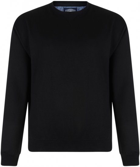 Kam Jeans Džemperis Juodas - Megztiniai ir džemperiai - Megztiniai ir Džemperiai - 2XL-14XL
