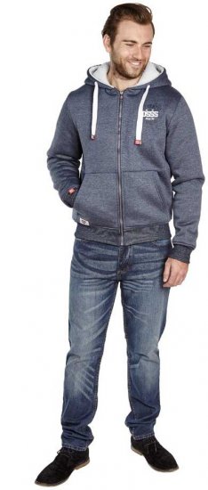 D555 Halbert Fur Lined Hood Full Zipper - Megztiniai ir džemperiai - Megztiniai ir Džemperiai - 2XL-14XL