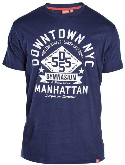 D555 TRUMAN Long Sleeve Shirt & T-shirt Combo - Marškiniai - Marškiniai - 2XL-8XL