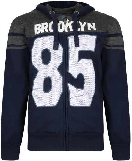 Kam Jeans Brooklyn Hoody Navy - Megztiniai ir Džemperiai - Megztiniai ir Džemperiai - 2XL-8XL