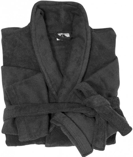 Abraxas Vonios chalatas 100% medvilnė juoda - Apatinis trikotažas ir Plaukimo apranga - Apatinis trikotažas - 2XL-8XL
