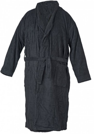 Abraxas Vonios chalatas 100% medvilnė juoda - Apatinis trikotažas ir plaukimo apranga - Apatinis trikotažas - 2XL-8XL
