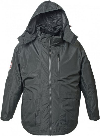 Marc & Mark 3-in-1 Genf Winter Jacket Black - Didelės vyriškos striukės - Didelės vyriškos striukės