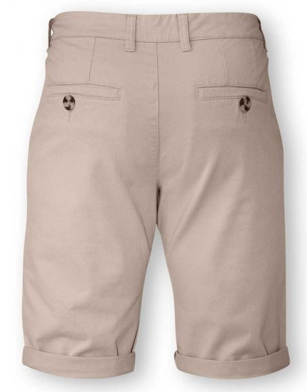 D555 COLTEN Stretch Cotton Chino Short Beige - Šortai - Šortai - W40-W60