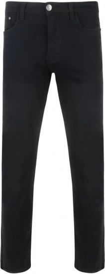 Kam Jeans Alba 5-pocket Stretch Chinos Black TALL SIZES - VYRIŠKI DRABUŽIAI MT-6XLT - Drabužiai aukštiems vyrams