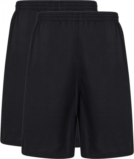 Motley Denim Jogger shorts Black 2-pack - Laisvalaikio Kelnės ir Šortai - Laisvalaikio Kelnės ir Šortai - 2XL-8XL