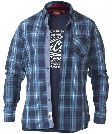 D555 Smith Shirt & T-shirt Combo - Marškiniai - Marškiniai - 2XL-8XL