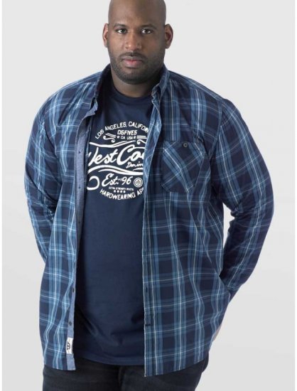 D555 Smith Shirt & T-shirt Combo - Marškiniai - Marškiniai - 2XL-8XL