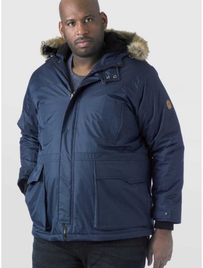 D555 Lovett Parka Navy - Didelės vyriškos striukės - Didelės vyriškos striukės