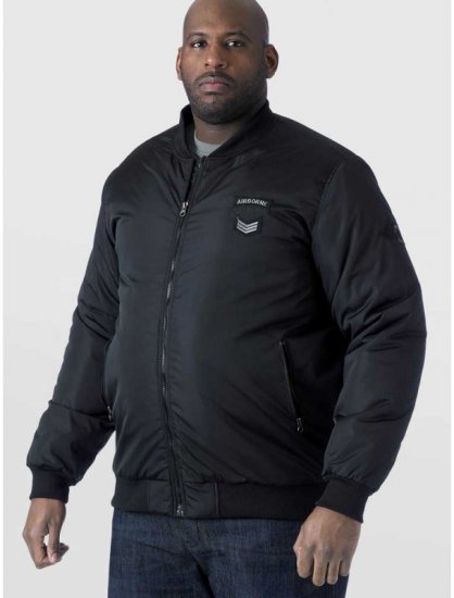 D555 Pedro Bomber Jacket Black - Didelės vyriškos striukės - Didelės vyriškos striukės