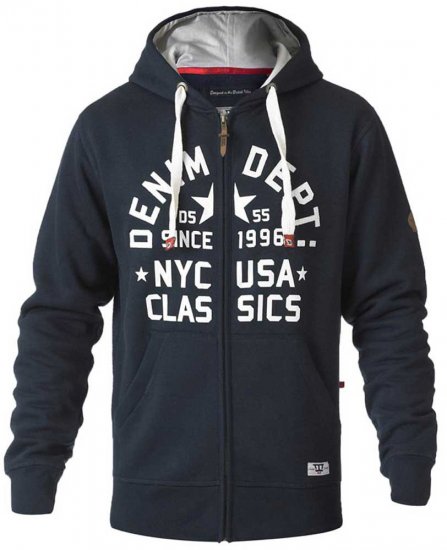D555 Upton Hoodie Navy - Megztiniai ir džemperiai - Megztiniai ir Džemperiai - 2XL-14XL