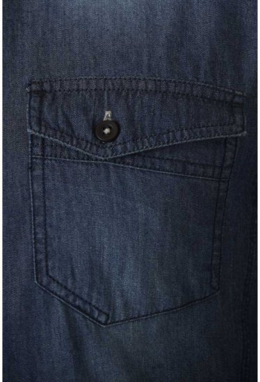 D555 Tobias LS Vintage Denim Shirt - Marškiniai - Marškiniai - 2XL-8XL