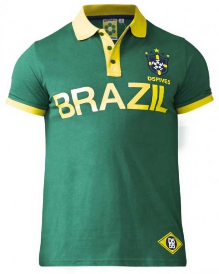 D555 Silva Polo Green - Polo marškinėliai - Polo marškinėliai - 2XL-8XL